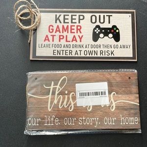 2pc wall decor this is us